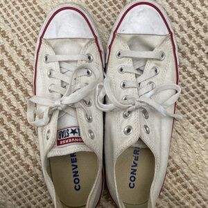 White low top converse